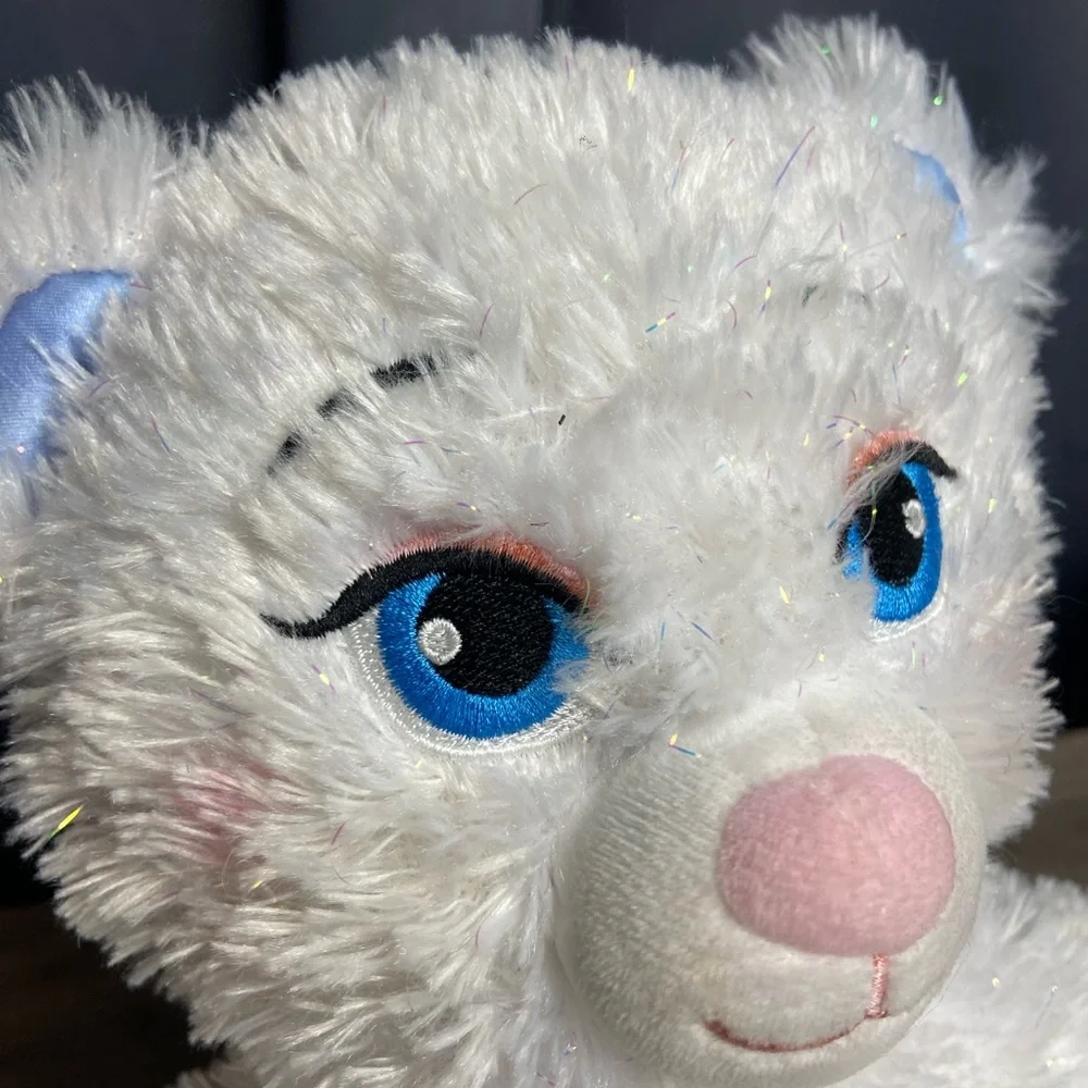 Build A Bear 2019 Disney *Frozen 2* Elsa* White Sparkle Bear, 17”‎